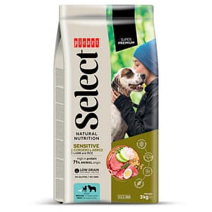 Picart Select Sensitive Medium/Maxi - Ração seca para cão adulto médio e grande - Cordeiro e arroz