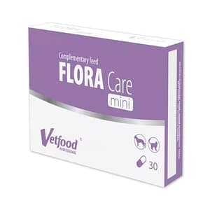 Suporte e equilíbrio intestinal para animais de porte pequeno - Flora Care Mini - VetFood