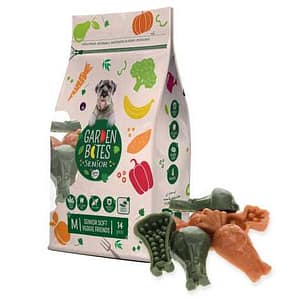 Snacks vegetarianos Fruity Friends Senior para cão idoso - Garden Bites